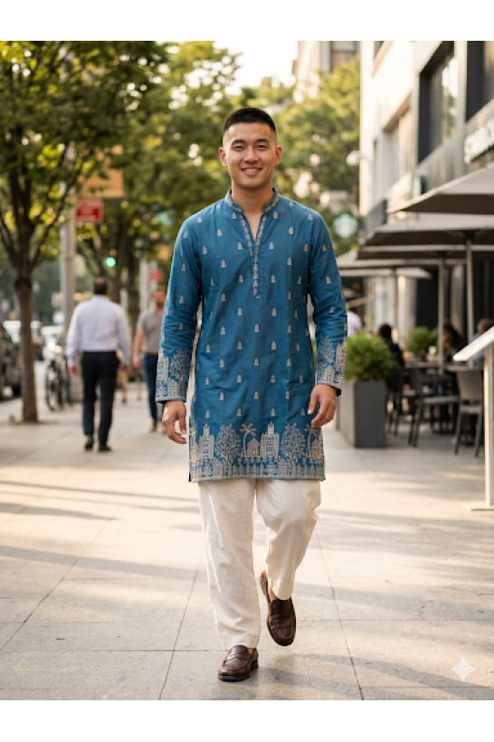  Blue Kurta Set 