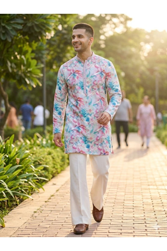 Skyblue Floral Set 