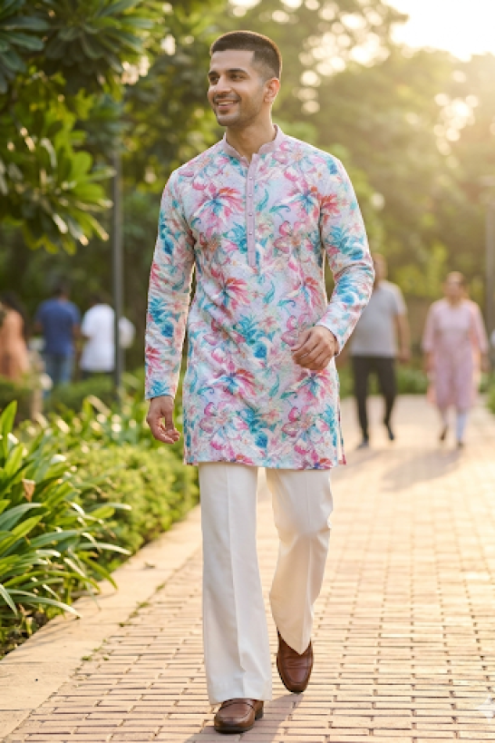Skyblue Floral Set 