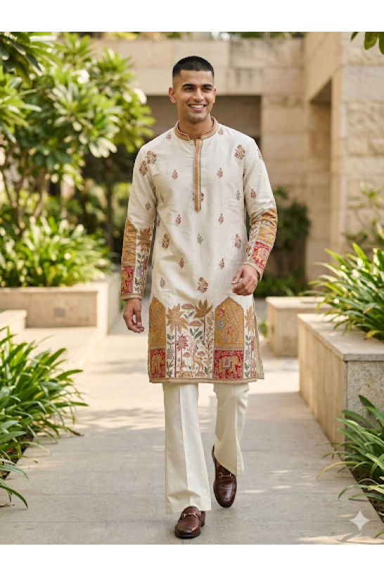 Multi Embroidered Set