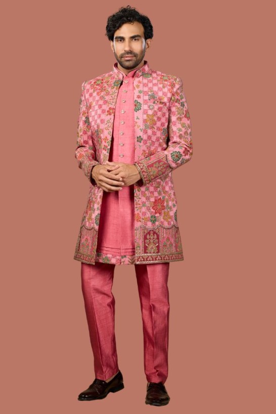 PEACH COLORFUL INDOWESTERN 
