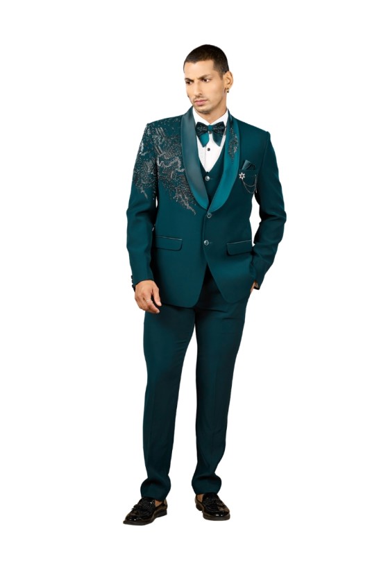 DARK EMERALD GREEN TUX
