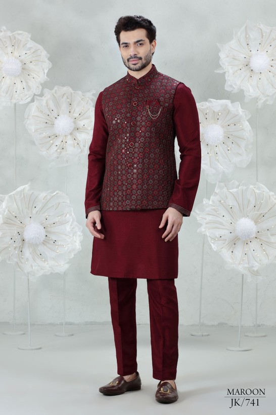 CIRCLE SHAPE EMBROIDERED SET