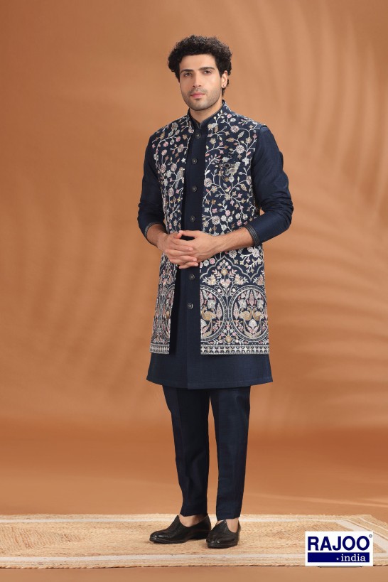 NAVY BLUE JACKET SET 