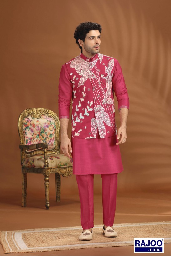 RANI PINK  JACKET SET 