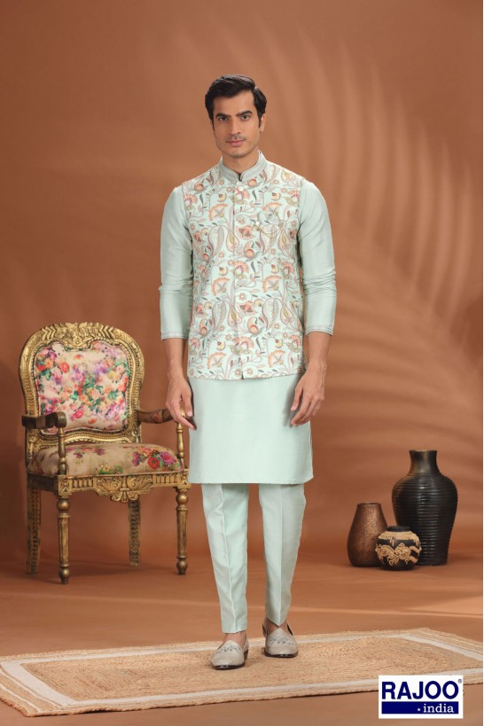 SEA GREEN JACKET SET 