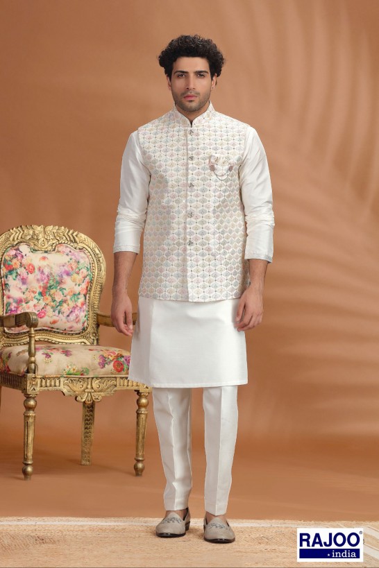 OFF WHITE  JACKET SET 