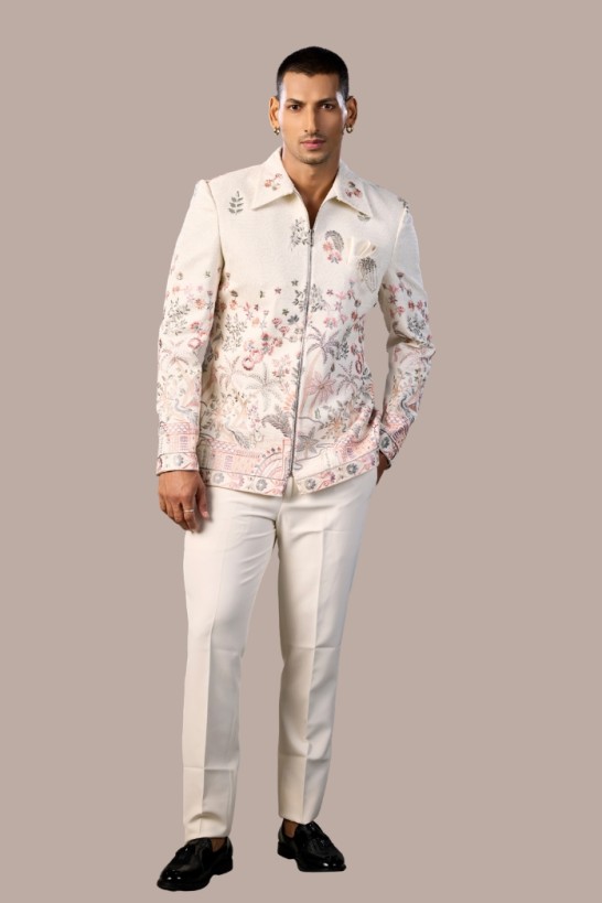 IVORY JODHPURI SUIT