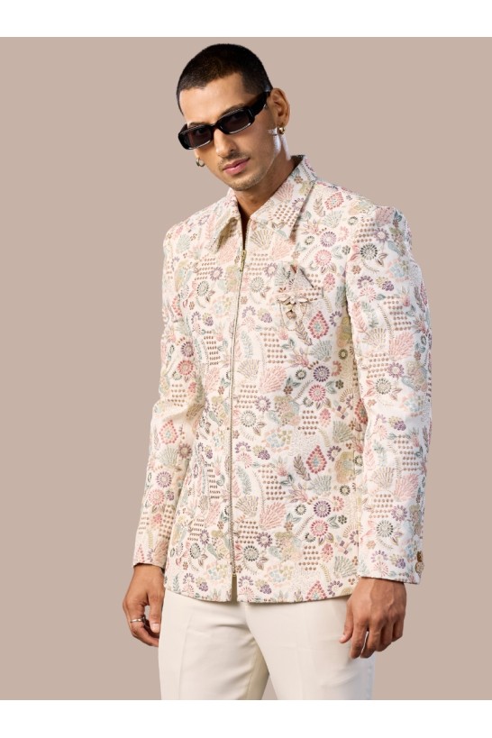 IVORY JODHPURI SUIT