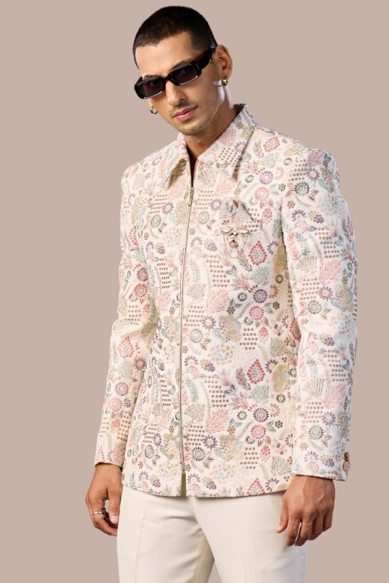 IVORY JODHPURI SUIT