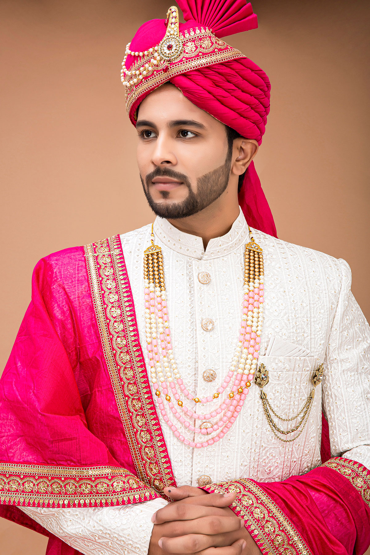 Classic White Nawabi