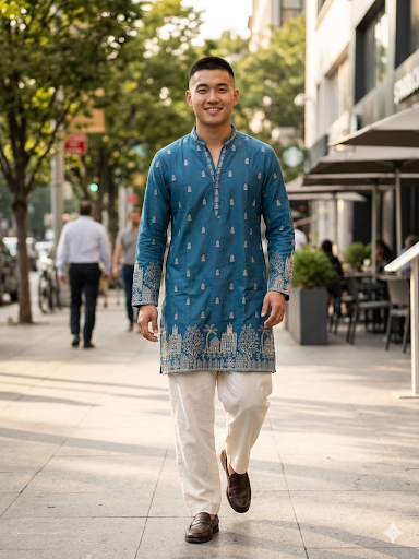  Blue Kurta Set 
