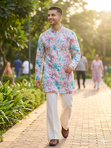 Skyblue Floral Set 