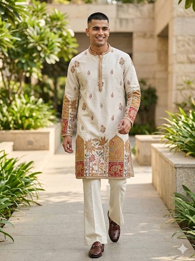 Multi Embroidered Set