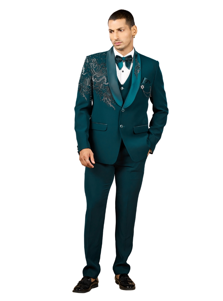 DARK EMERALD GREEN TUX