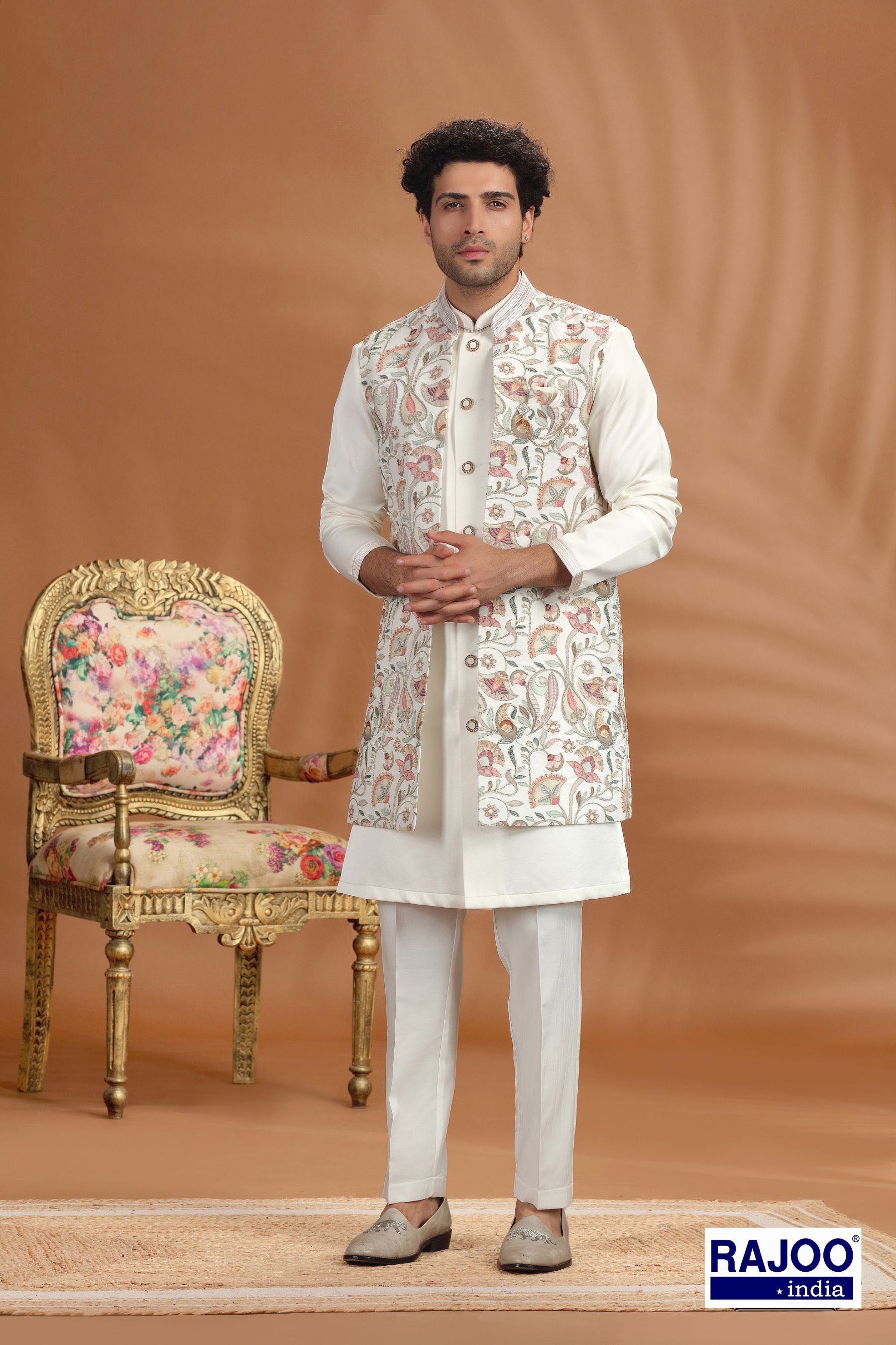 COLORFUL  LONG JACKET SET 