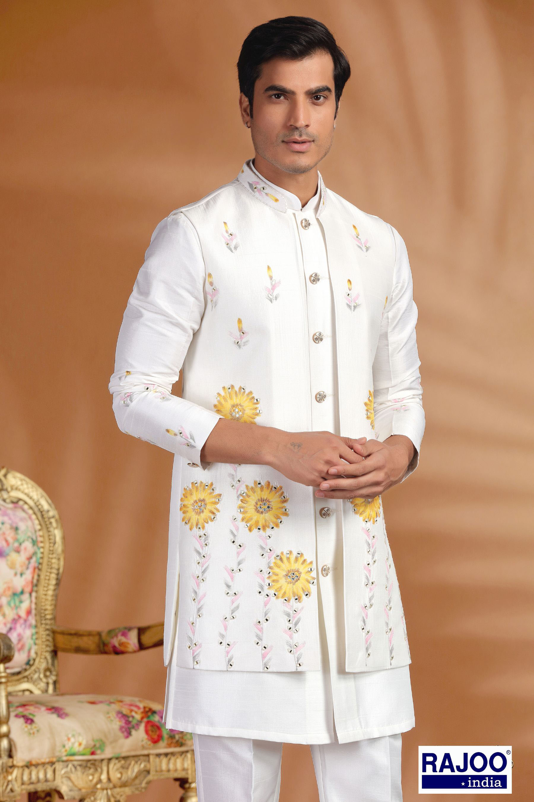 SUNFLOWER EMBROIDERED SET 