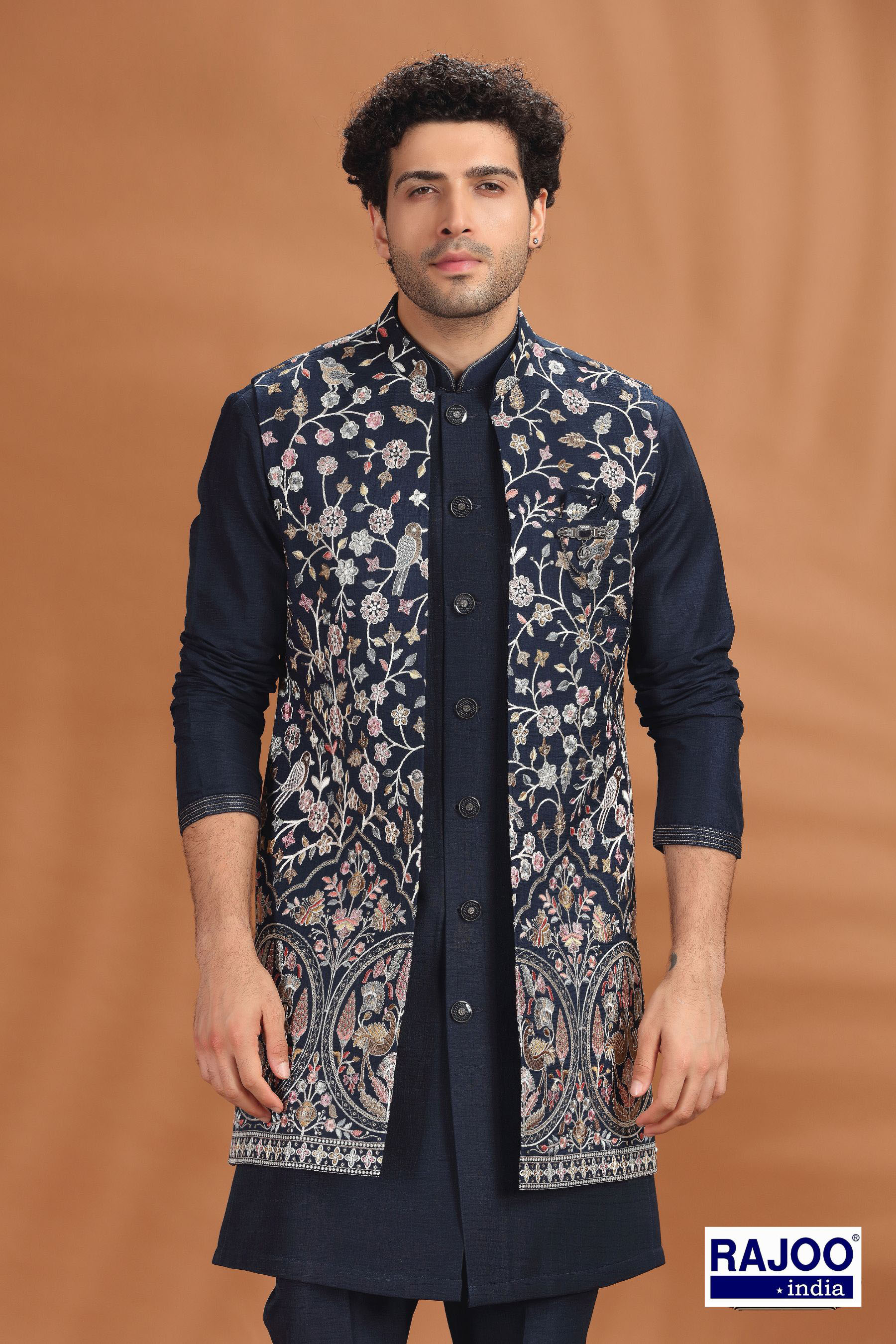 NAVY BLUE JACKET SET 