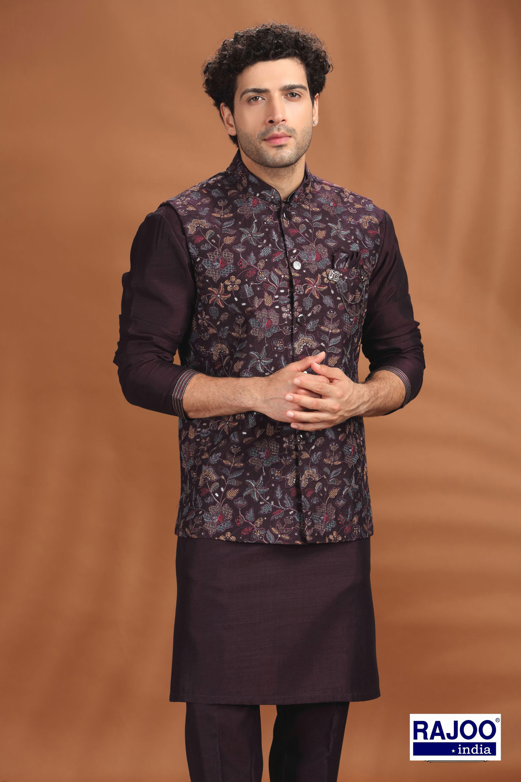 DARK PURPLE JACKET SET 