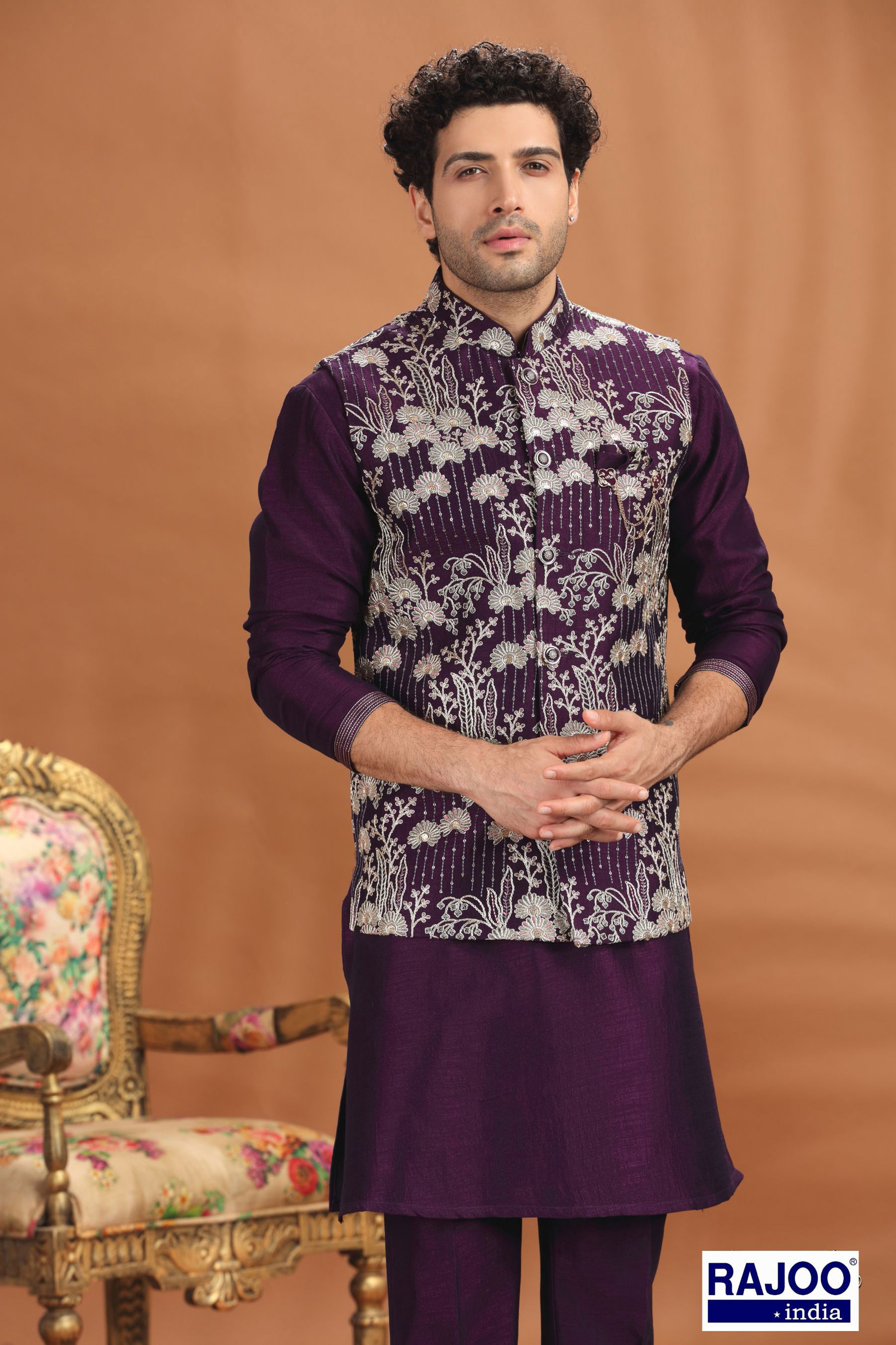 ALL OVER EMBROIDERED SET