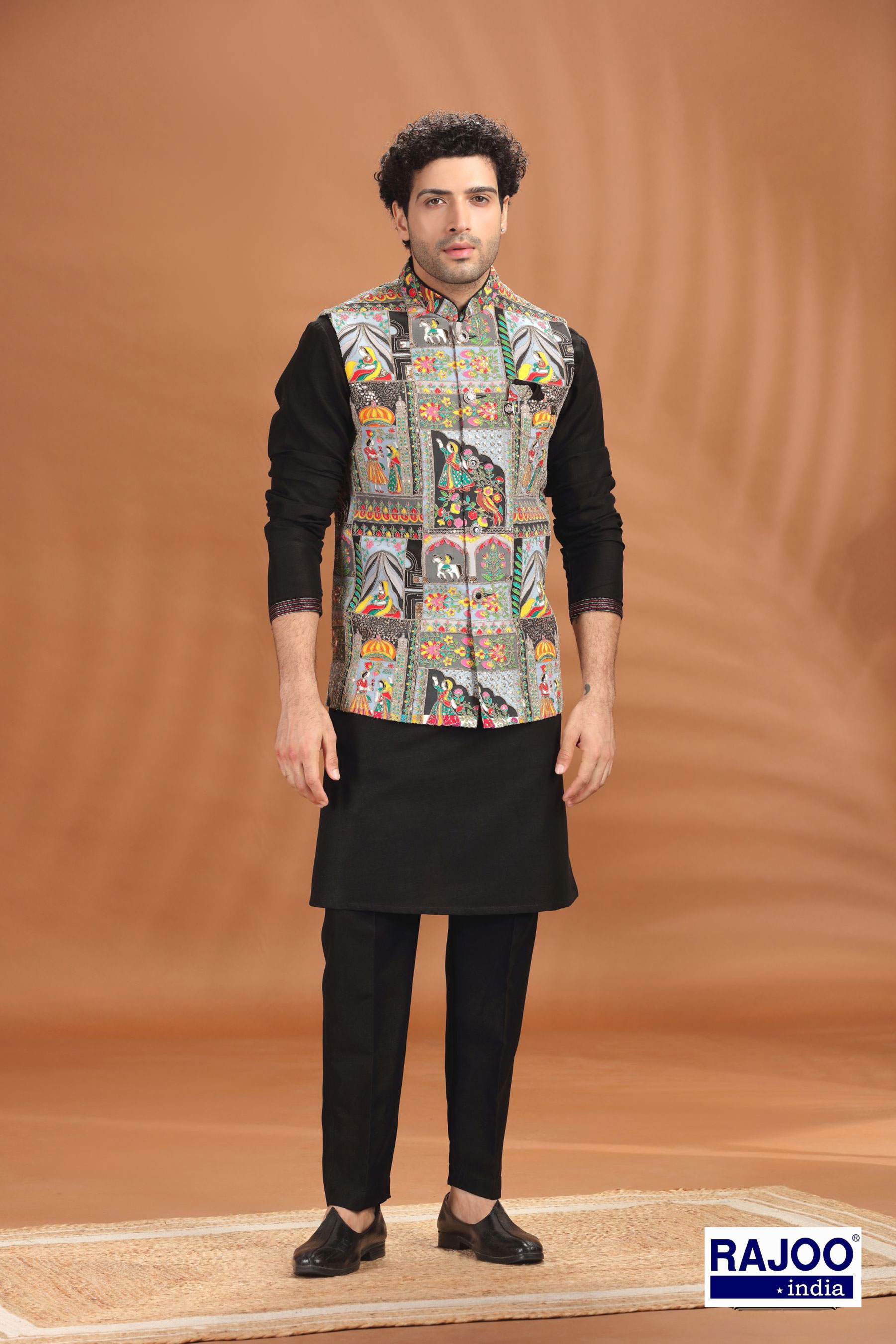 BLACK NAVRATRI JACKET SET 