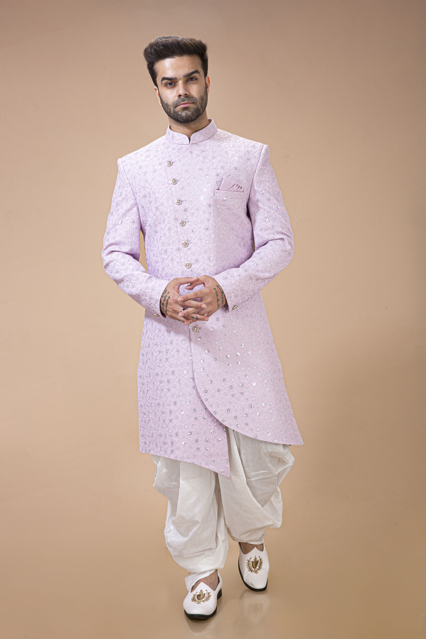 Pattern Lilac Indowestern