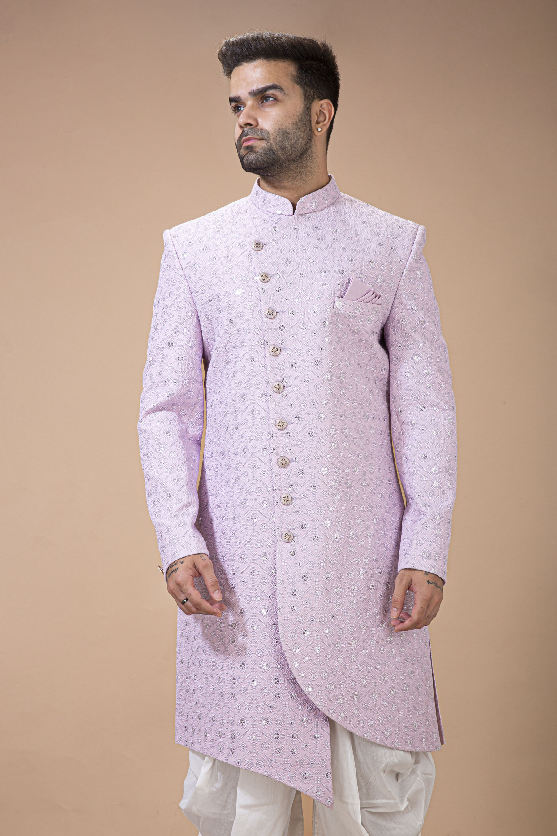 Pattern Lilac Indowestern