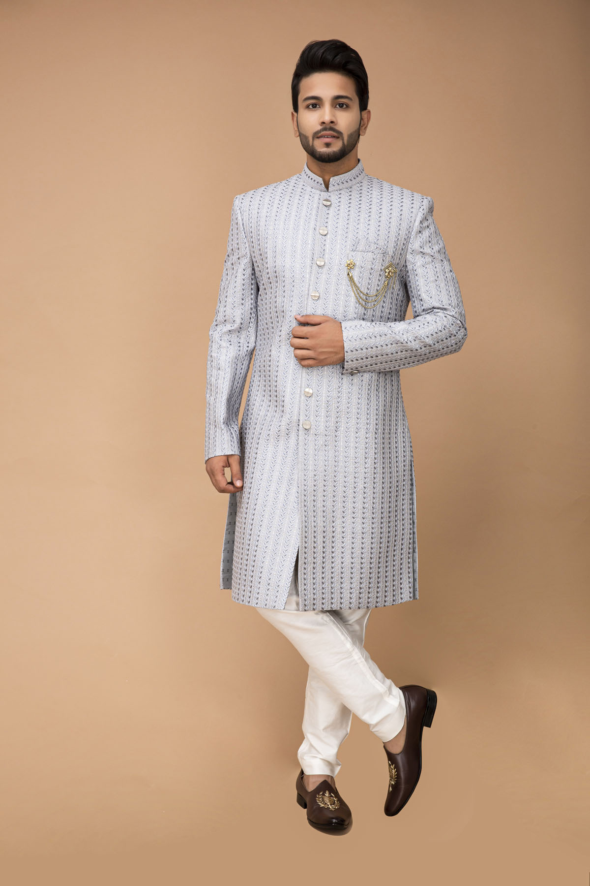 Light Gray Nawabi