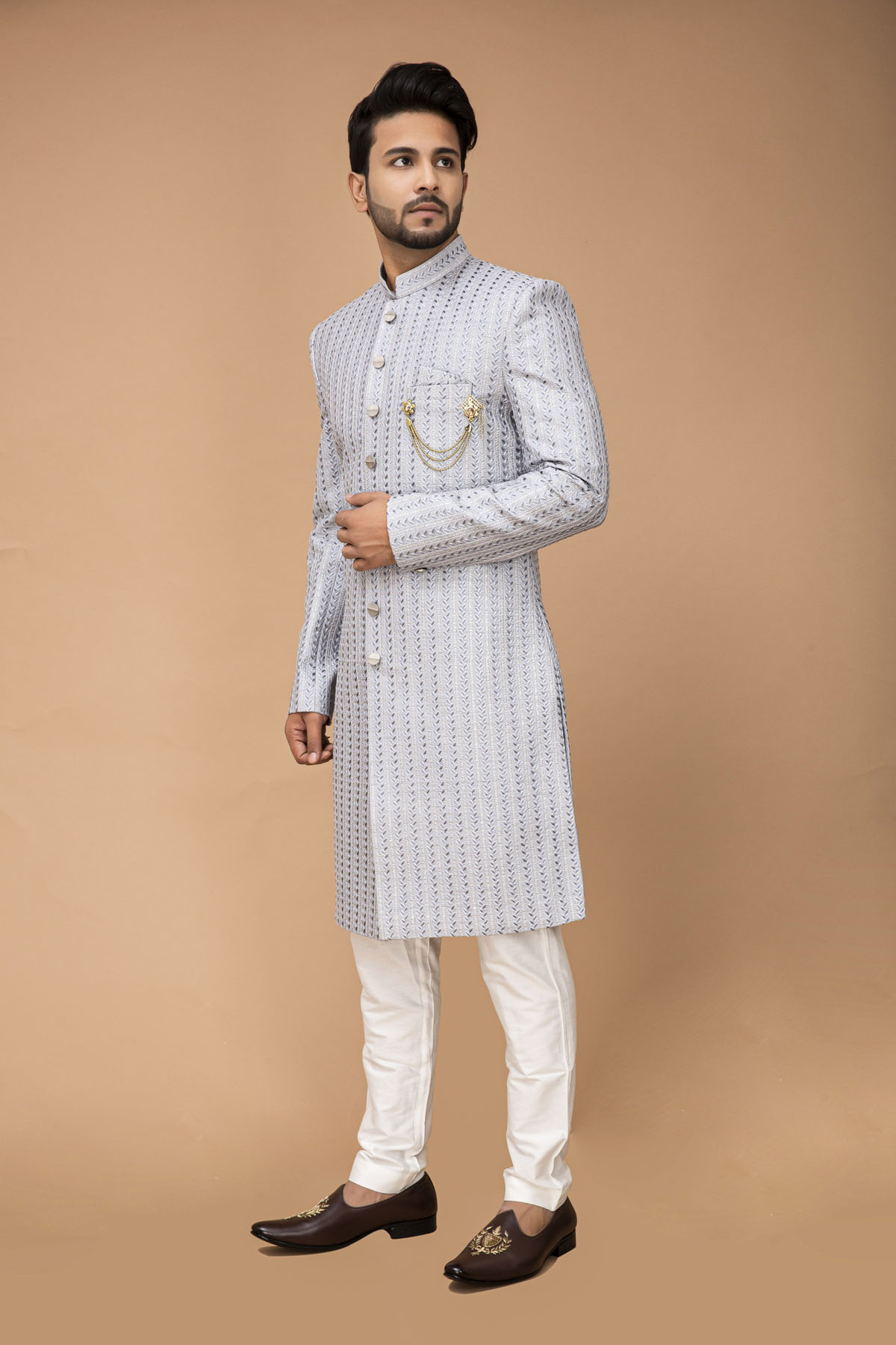 Light Gray Nawabi