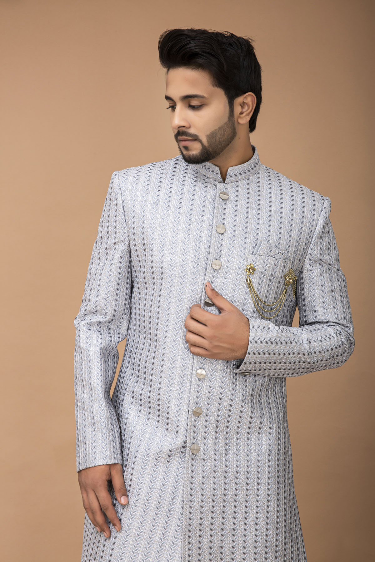 Light Gray Nawabi