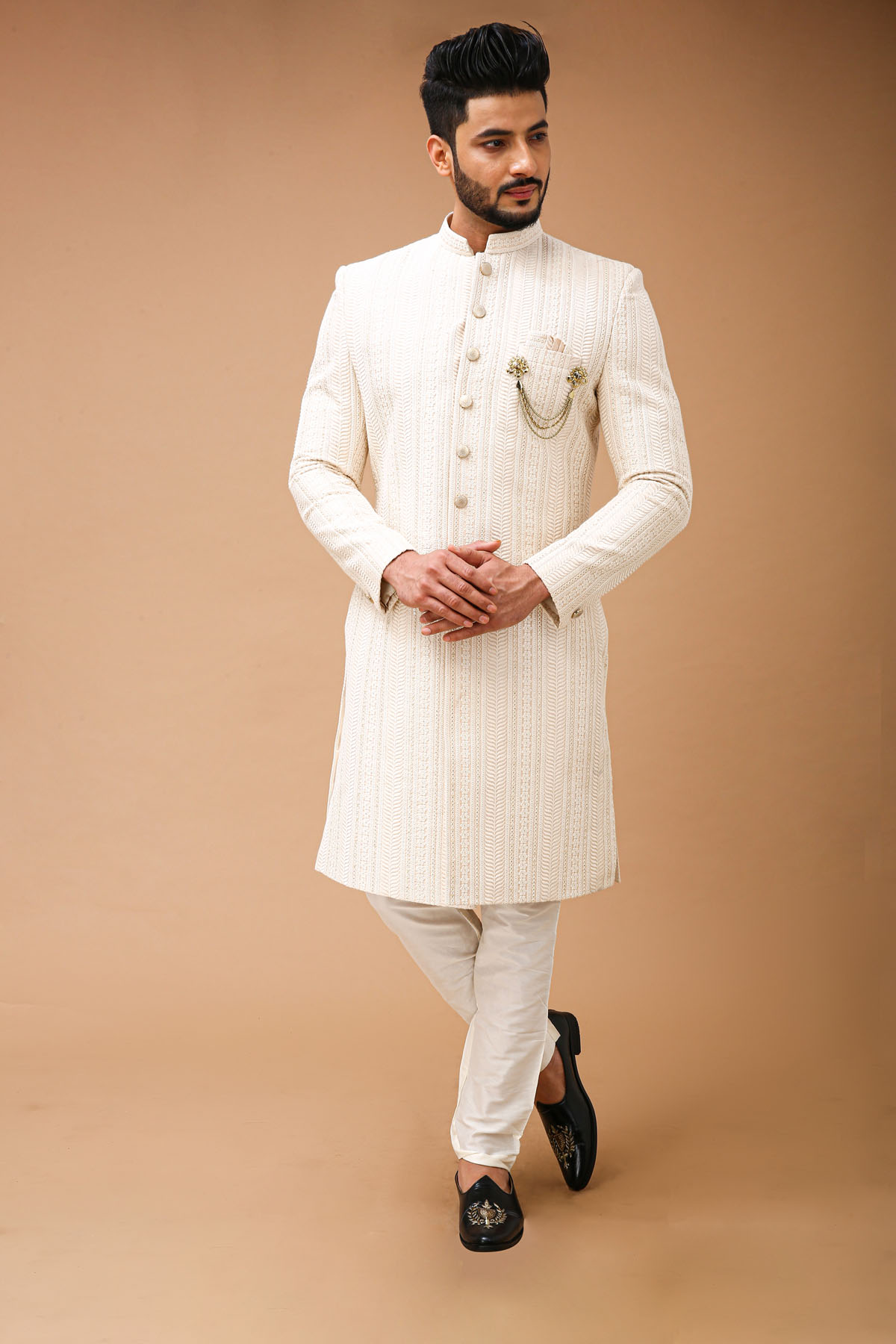 Classic Off White Nawabi