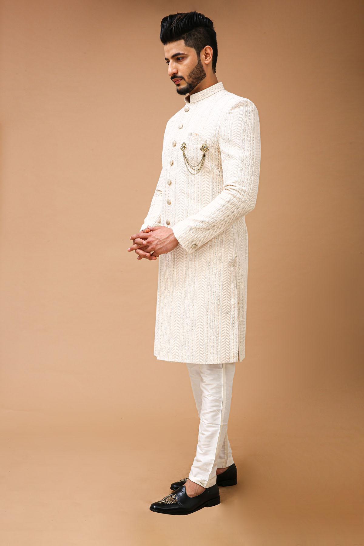 Classic Off White Nawabi