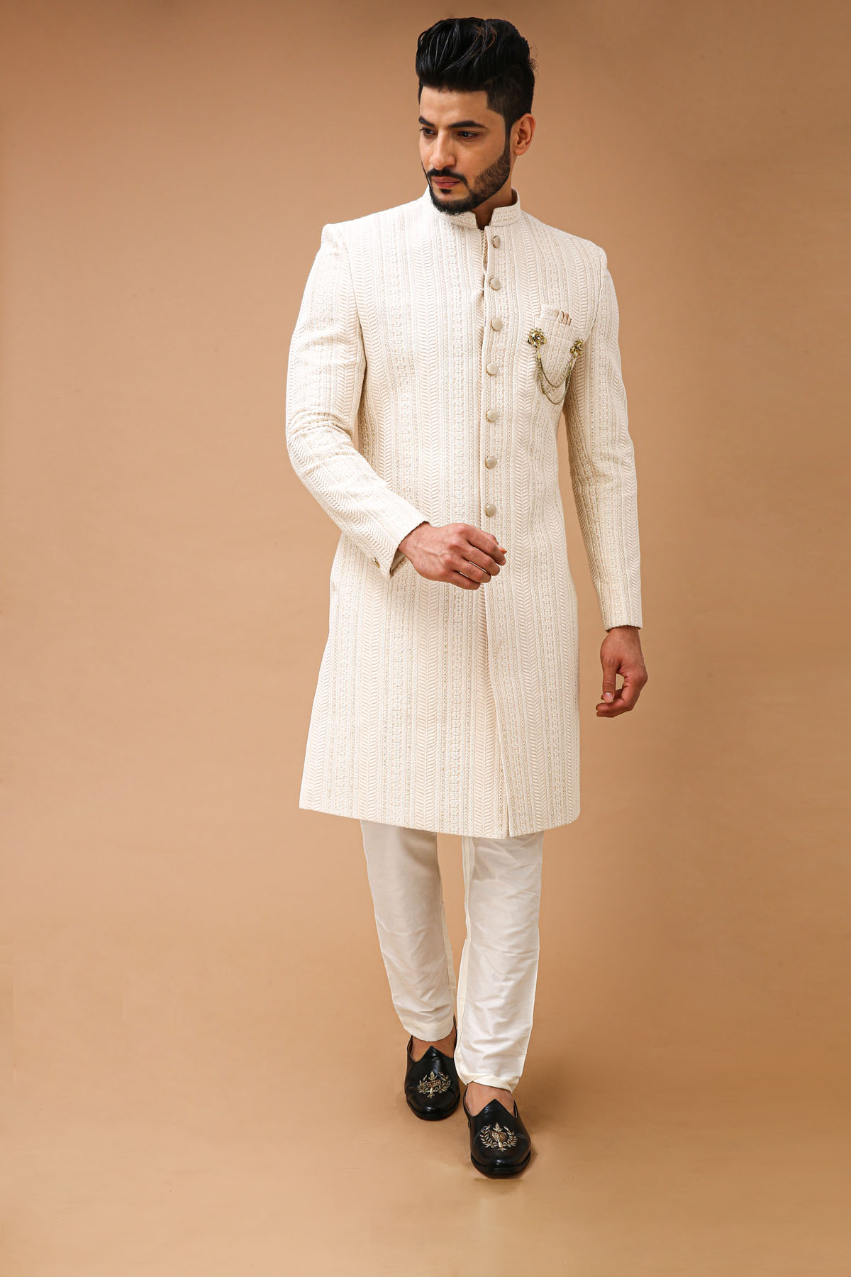 Classic Off White Nawabi