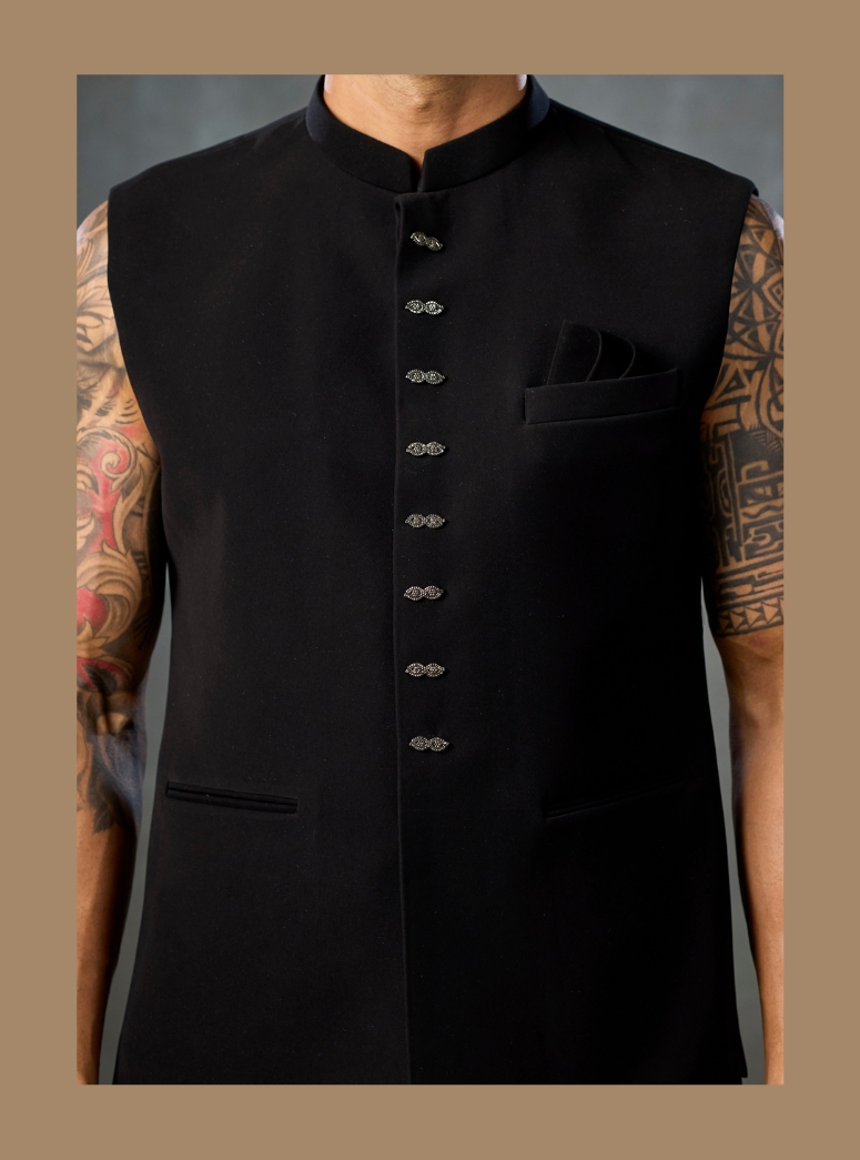 BLACK JODHPURI SUIT