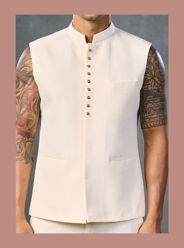 PINK ZARI JODHPURI SUIT 