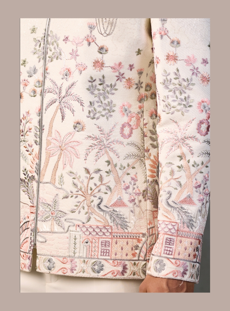 IVORY JODHPURI SUIT
