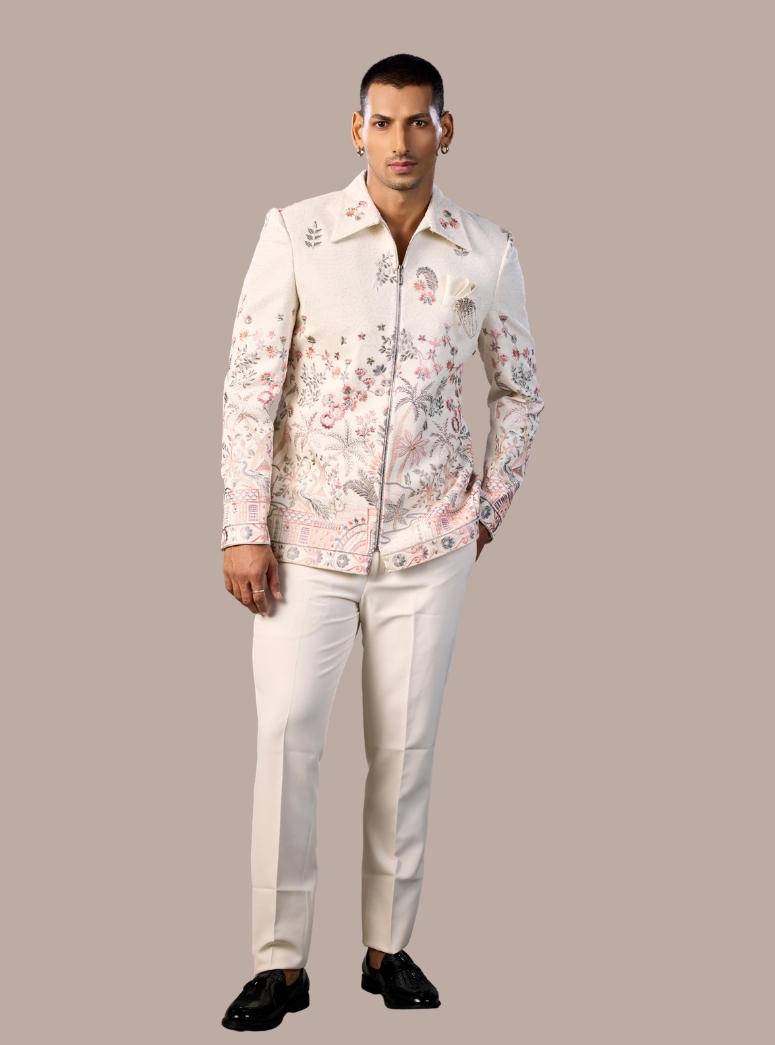 IVORY JODHPURI SUIT