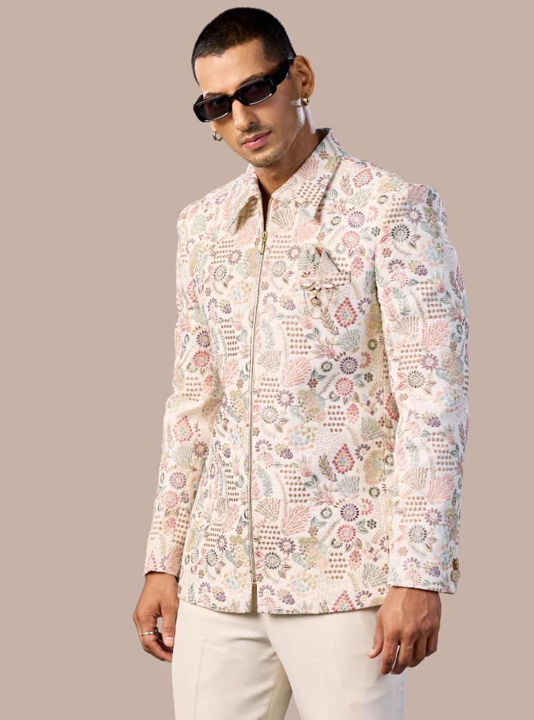 IVORY JODHPURI SUIT